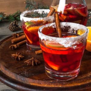 Fragrant autumn and winter sangria